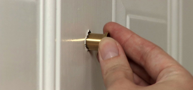 peephole door repair in Hollister